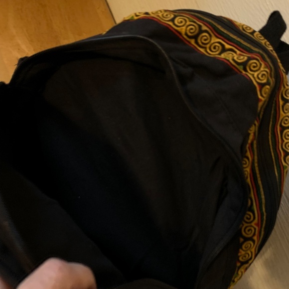 Colorful Embroidered Backpack by Expressions NYC. - Picture 7 of 13